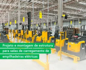 salas de carregamento empilhadeiras eletricas