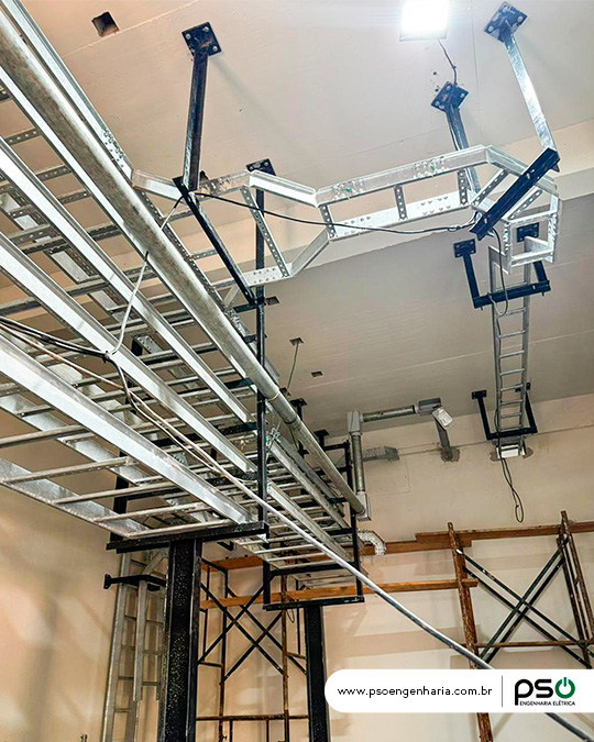 Montagem de infraestrutura para Subestação