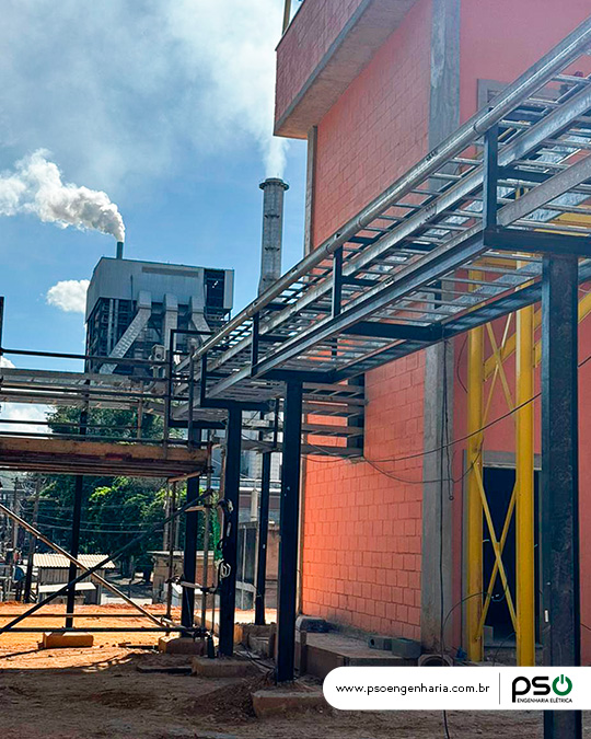 Montagem de infraestrutura para Subestação