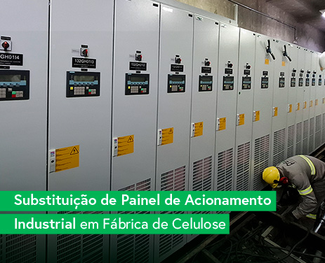 Substituição de painel de acionamento industrial pso engenharia eletrica