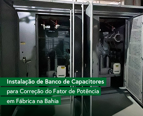 Instalação de Banco de Capacitores pso engenharia eletrica