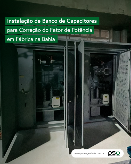 Instalação de Banco de Capacitores pso engenharia eletrica